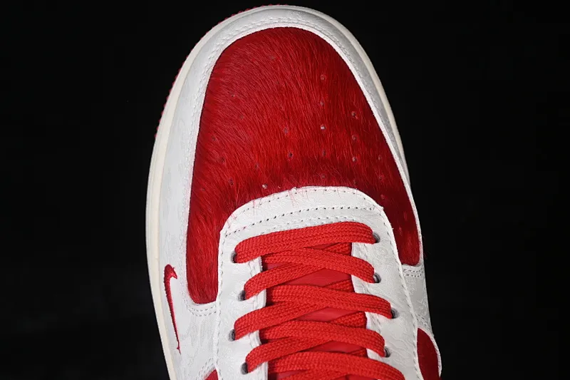 All categories Nk Air Force 1 Air Force series Nk Air Force 1 Low Air Force low top Nike Air Force 1'07 Low Year of the Horse limited edition White and red horse hair Chinese style Air Force 1 low top casual sneakers XL1979-145